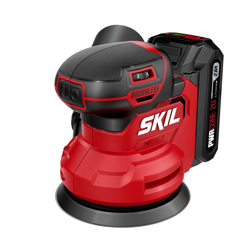 SKIL SR7603B-10 20V Brushless Random Orbital Sander Kit
