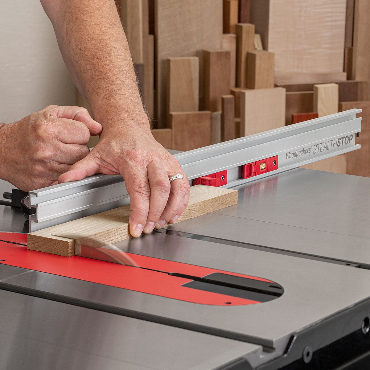Woodpeckers SSMGF29 StealthStop Miter Gauge 29 in. Fence Kit
