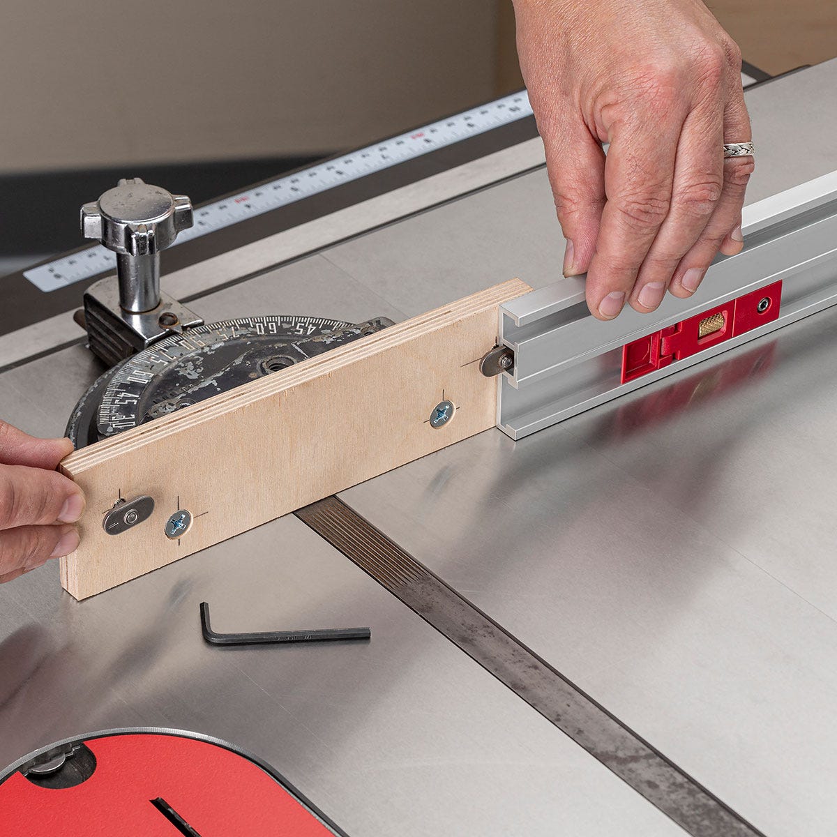 Woodpeckers SSMGF29 StealthStop Miter Gauge 29 in. Fence Kit