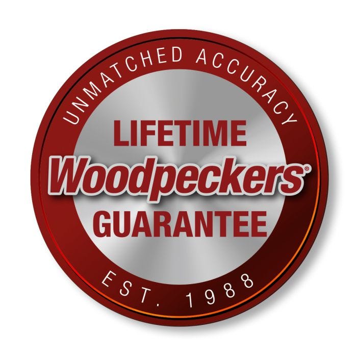 Woodpeckers SSSQ-06-24 Stainless Steel Square, 6 in. w/ Rack-It