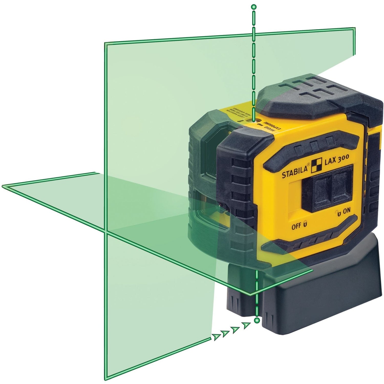 Stabila 03185 LAX 300 Green Laser Level Set