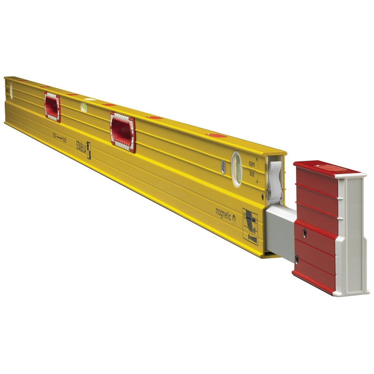Stabila 34610 6-to-10-foot Expandable Magnetic Plate Spirit Level