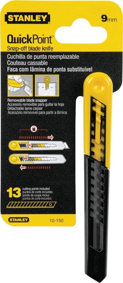 Stanley 10-150 5-1/8" 9Mm Quick-PointKnife