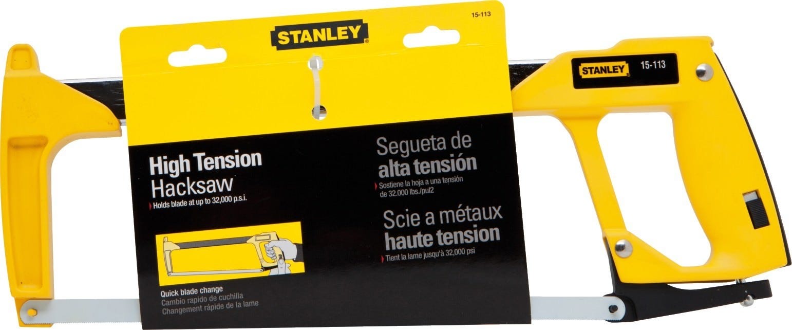 Stanley 15-113 12" High Tension Hacksaw