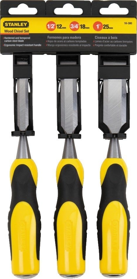 Stanley 16-300 3 Piece Chisel Set