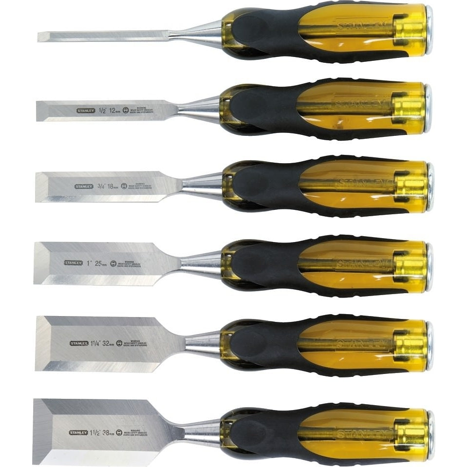 Stanley 16-971 6 Piece FatMaxShort Blade Chisel Set