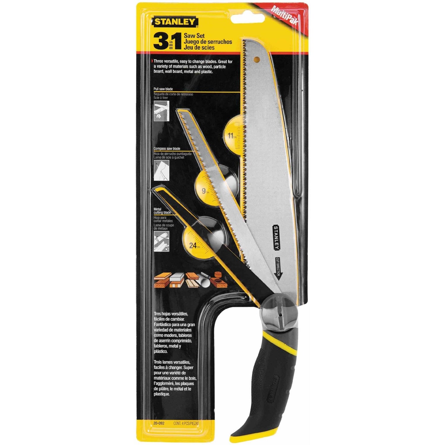 Stanley 20-092 3 In 1 Saw Set
