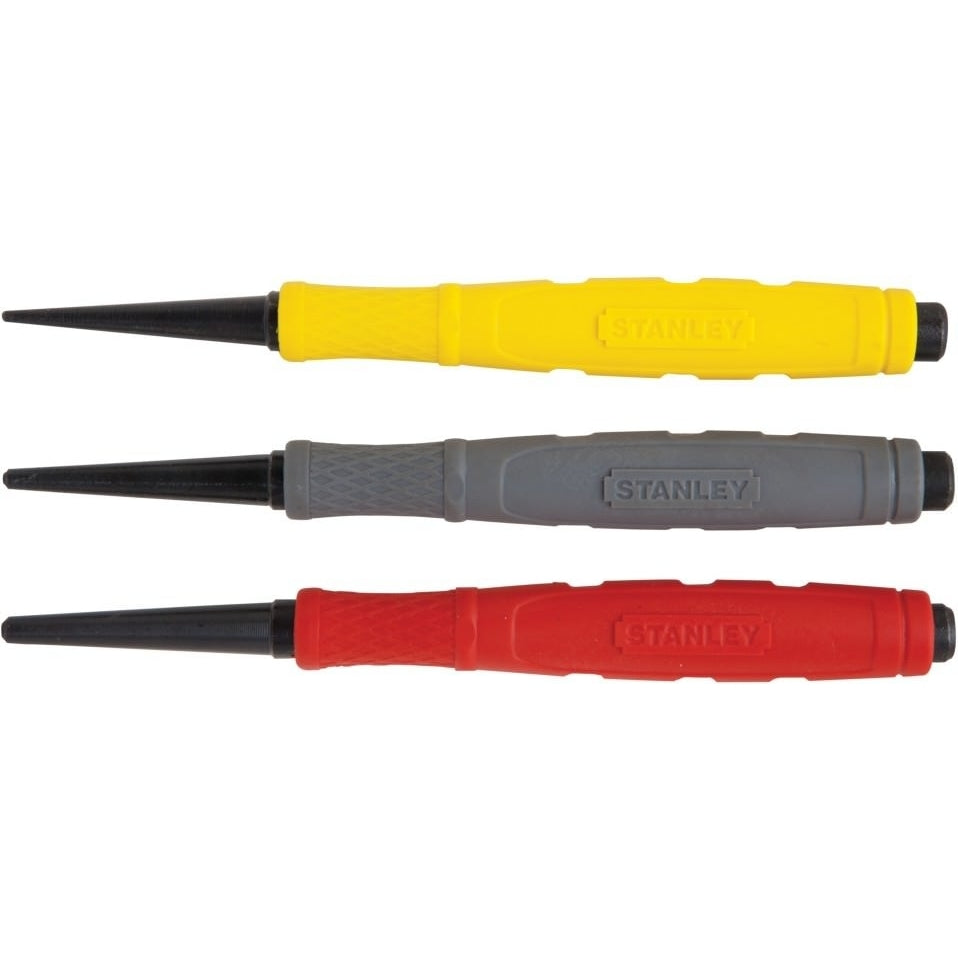 Stanley 58-930 3-Piece Cushion Grip Nail Set