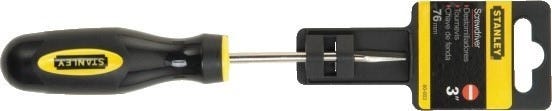 Stanley 60-003 6-5/8" Standard Fluted Light Blade / Cabinet Tip Screwdriver
