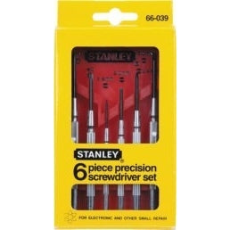 Stanley 66-039 6-Piece Jewelers Precision Screwdriver Set