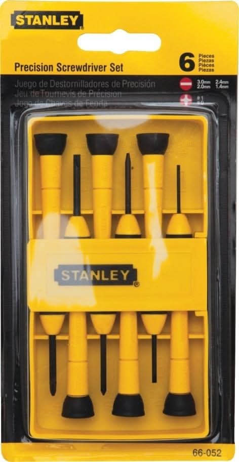 Stanley 66-052 6-Piece Precision Screwdriver Set