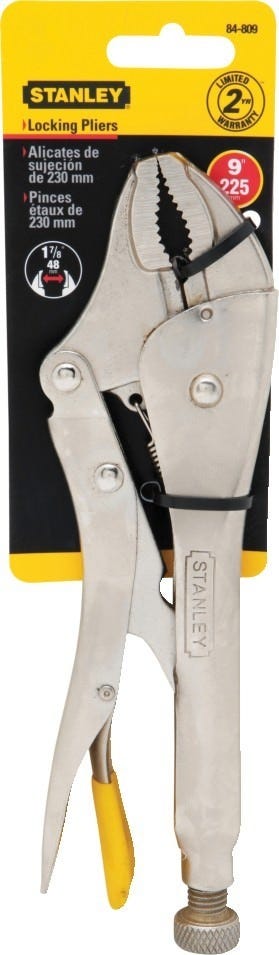 Stanley 84-809 9" MaxSteelCurved Jaw Locking Pliers