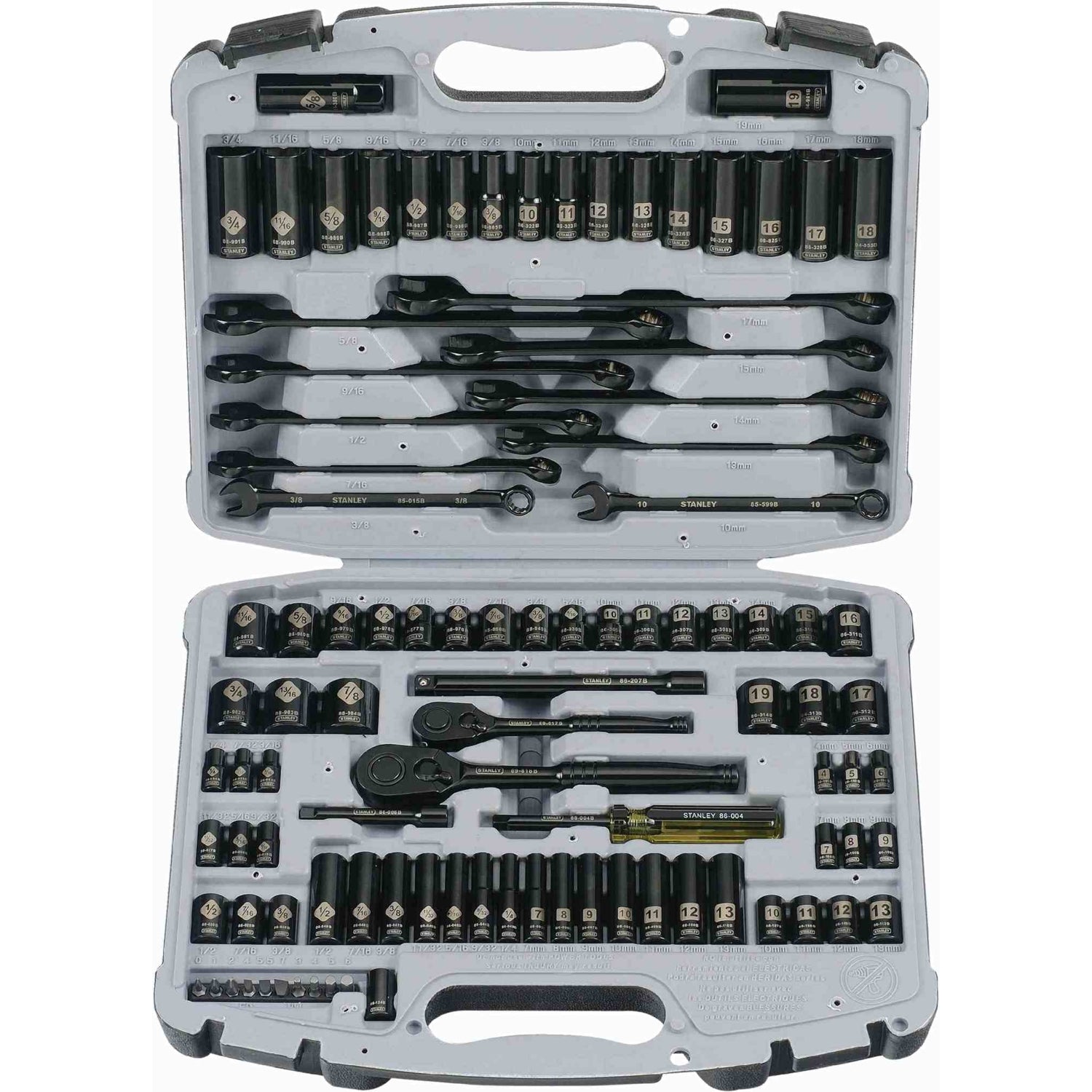 Stanley 92-839 99-Piece Black Chrome Socket Set