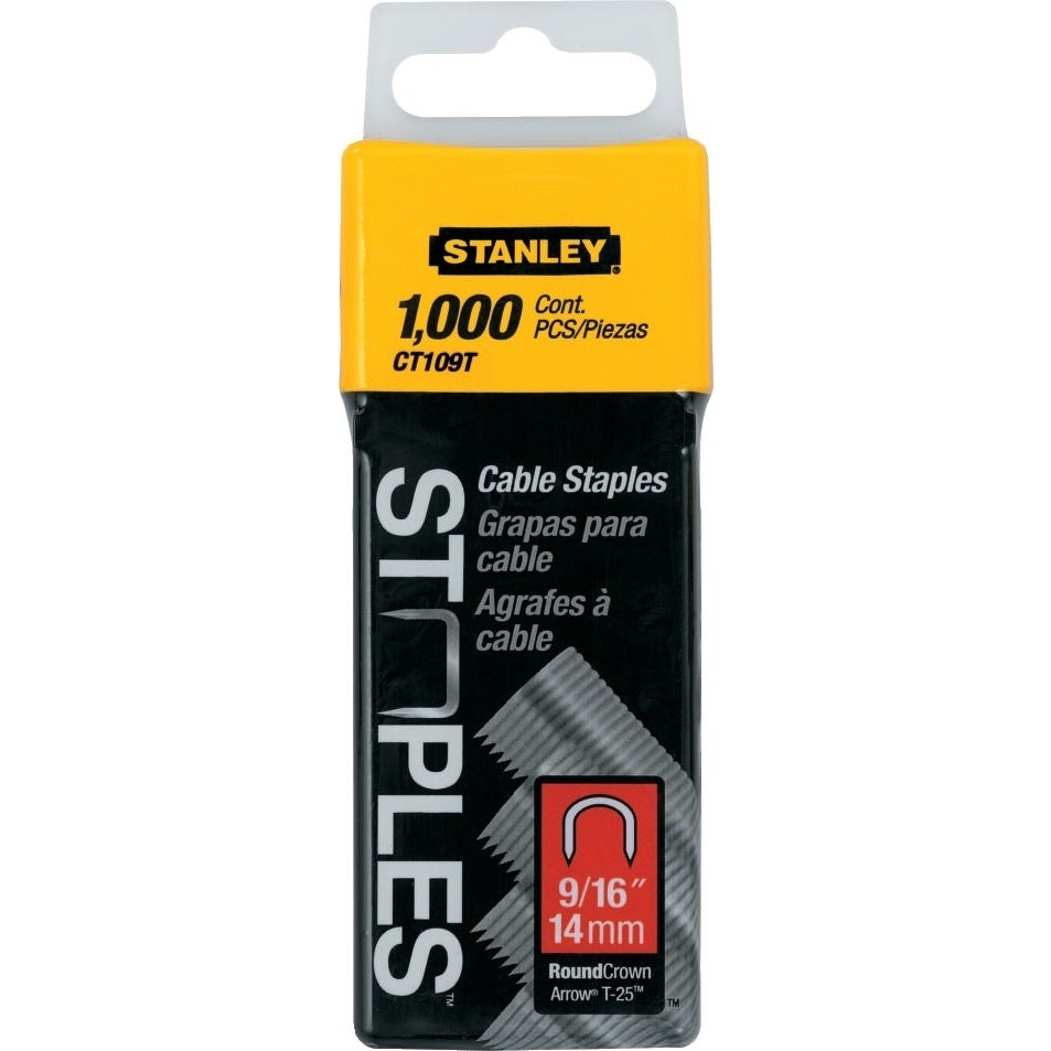 Stanley CT109T 1,000 Units 9/16" Cable Staples