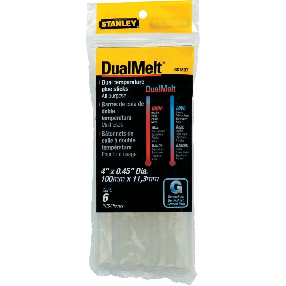 Stanley Gs15Dt 4" Dual Temp Glue Sticks