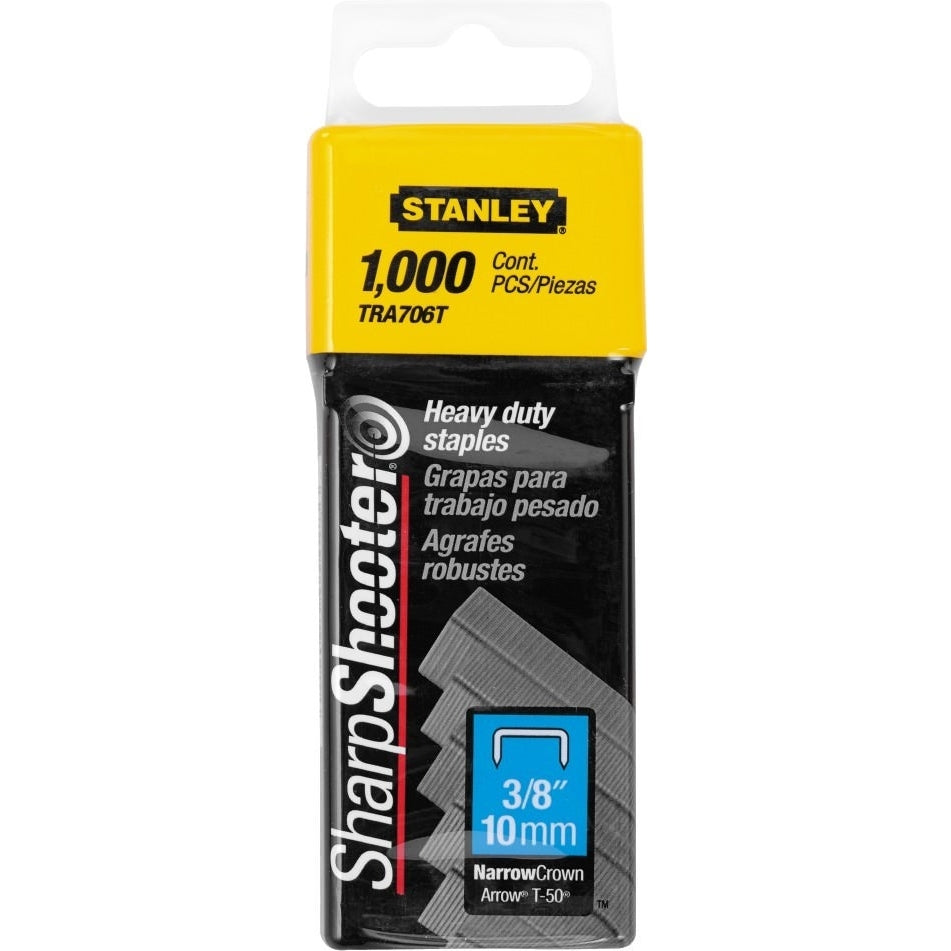 Stanley TRA706T 1,000 Units 3/8" Heavy Duty Staples