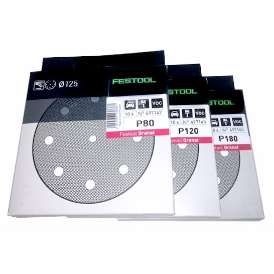 Festool Granat 30-Disc Starter Pack for 5" Sanders (125mm)