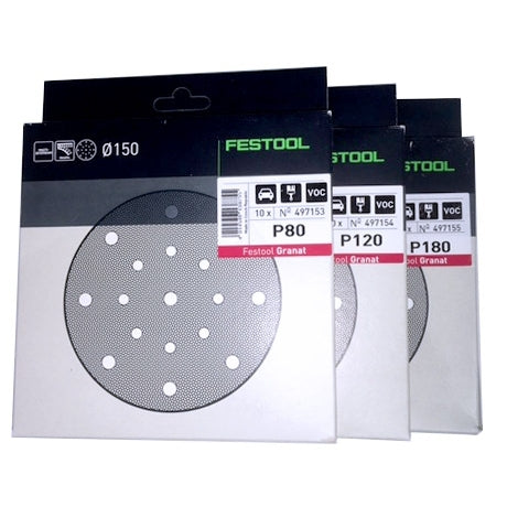 Festool Granat 30-Disc Multi-Jetstream2 Starter Pack for 6" Sanders (150mm)