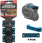 StealthMounts Bench Belts Yellow, 6-Pack