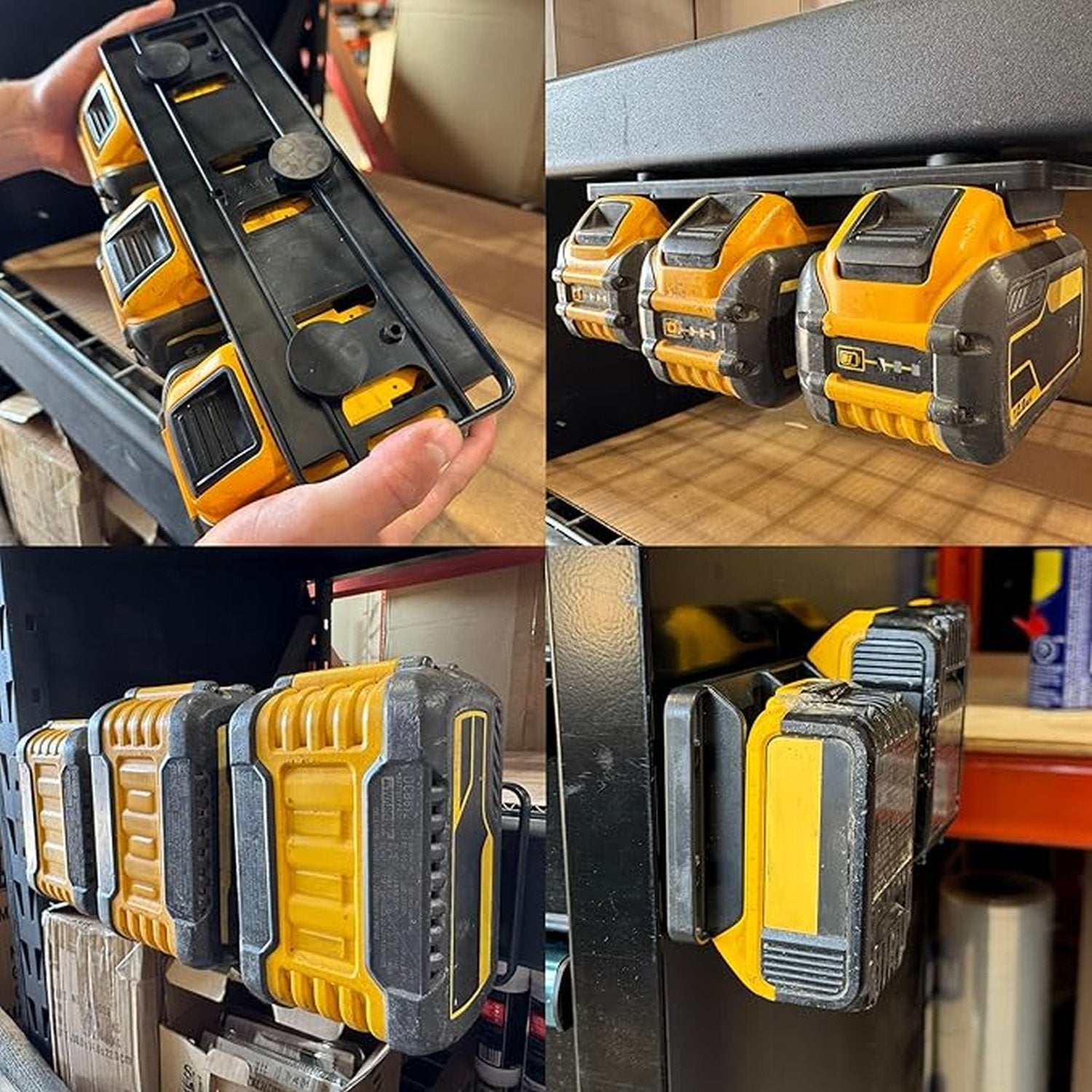 StealthMounts Magnetic Battery Holder for Dewalt 20/60V Batteries