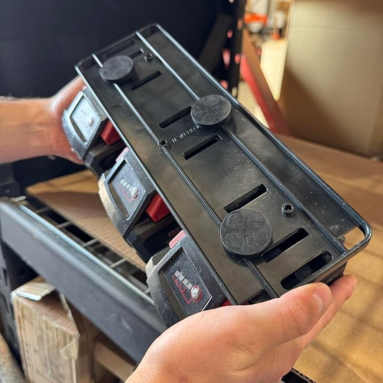 StealthMounts Magnetic Battery Holder for Milwaukee M18 Batteries