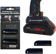 StealthMounts Magnetic Bit Holder for Bosch ProCore & Professional Tools Blue, 2-Pack