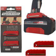 StealthMounts Magnetic Bit Holder for Einhell Tools Red, 2-Pack