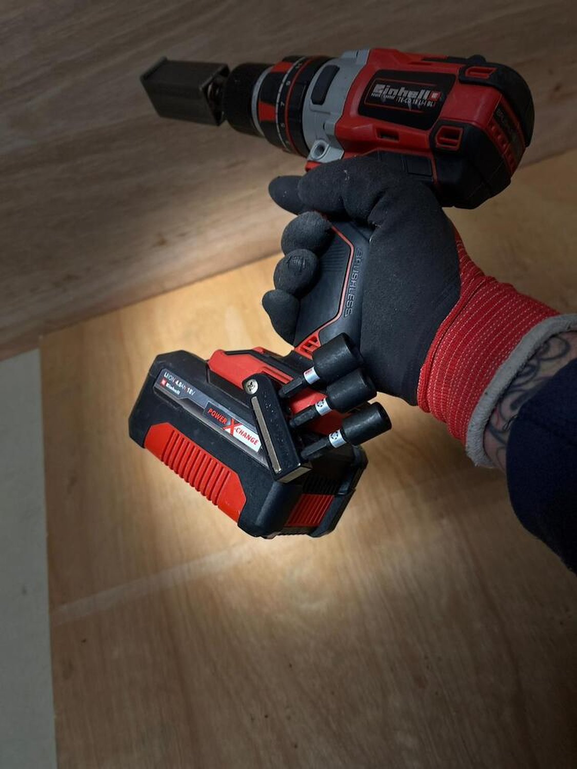 StealthMounts Magnetic Bit Holder for Einhell Tools Red, 2-Pack