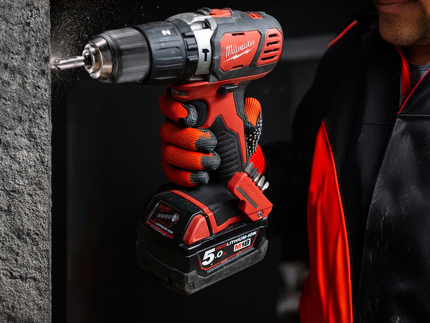 StealthMounts 45° Magnetic Bit Holder for Milwaukee M18 Tools, 2-Pack