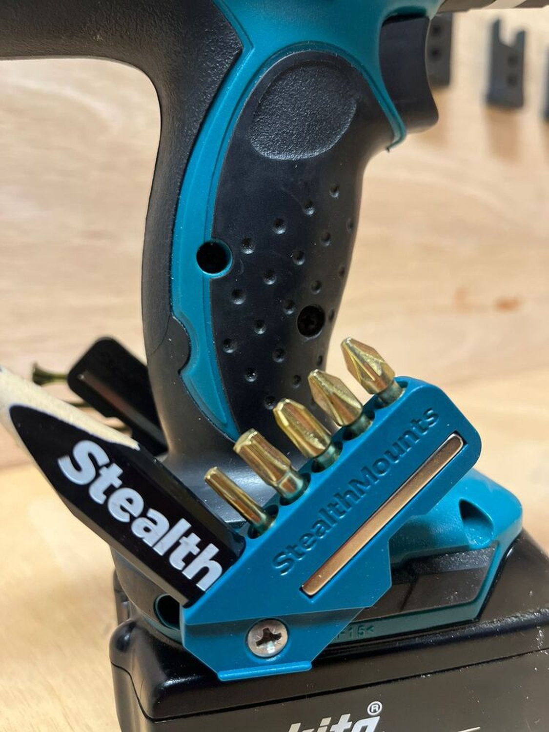 StealthMounts 45° & 90° Magnetic Bit Holder for Makita CXT, LXT & XGT Tools, 2-Pack