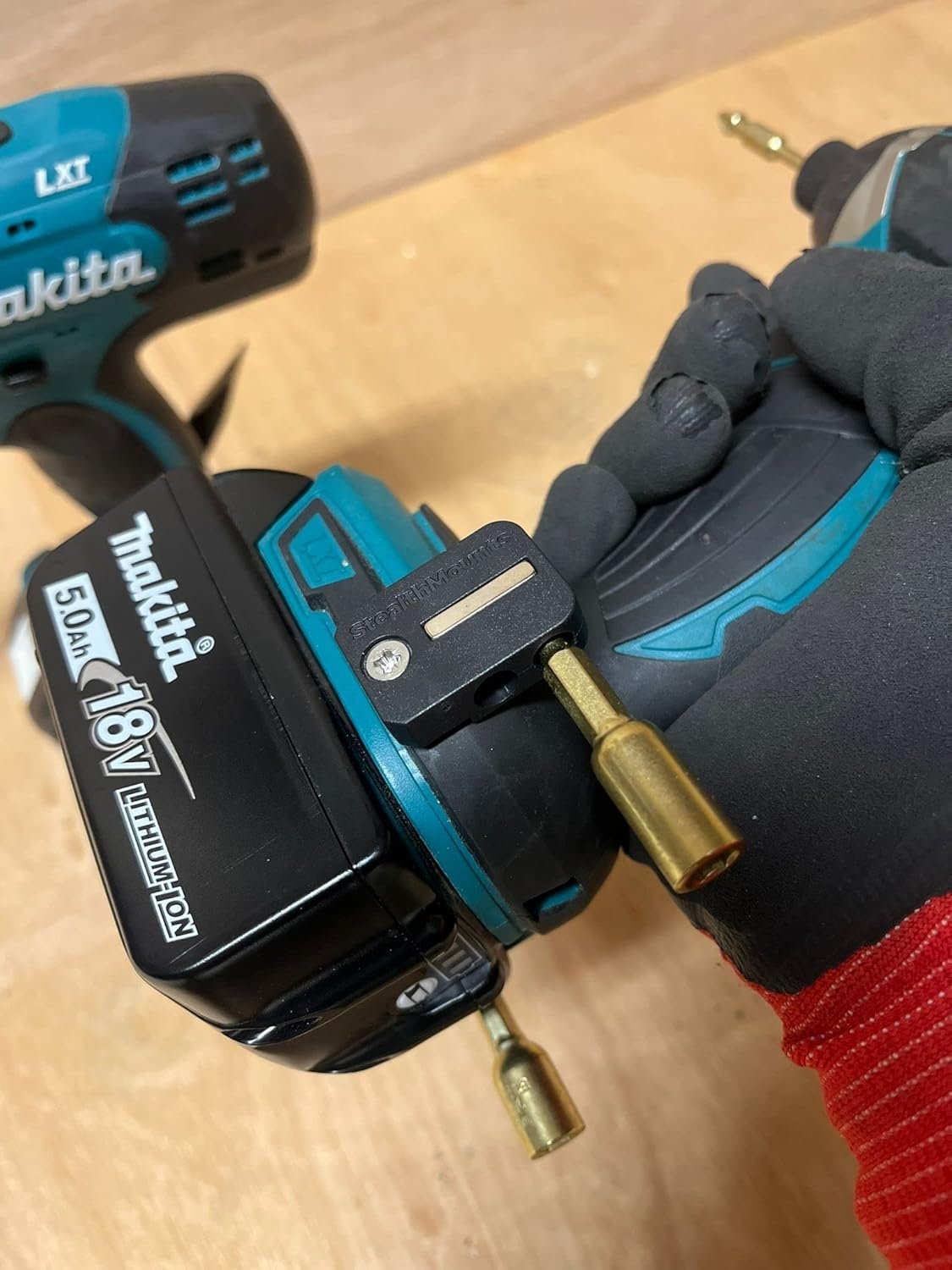 StealthMounts Stubby Magnetic Bit Holder for Makita CXT, LXT & XGT Tools, 3-Pack