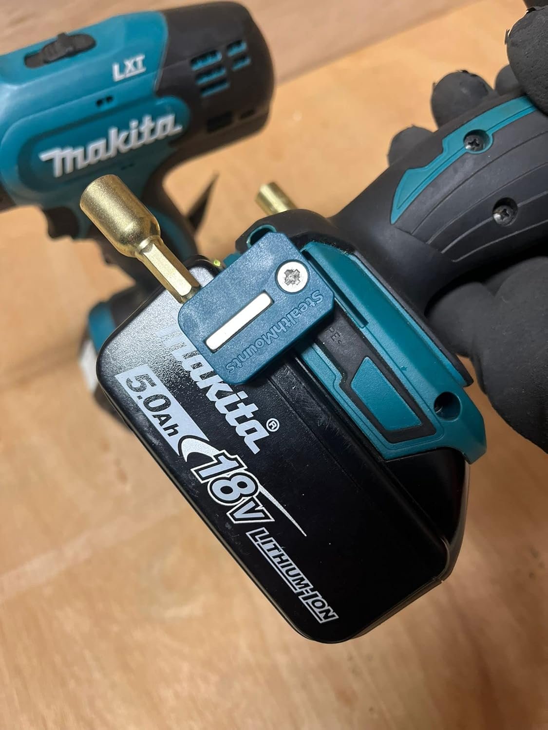 StealthMounts Stubby Magnetic Bit Holder for Makita CXT, LXT & XGT Tools, 3-Pack