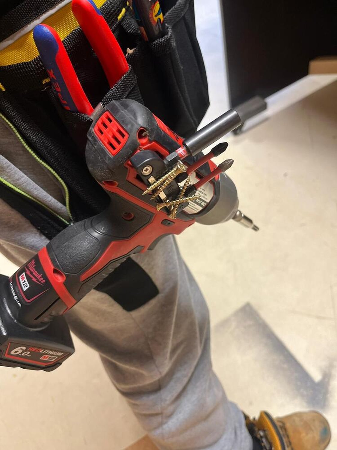 StealthMounts Magnetic Bit Holder for Milwaukee M12 Tools, 2-Pack