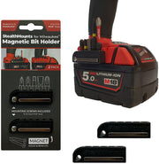 StealthMounts Magnetic Bit Holder for Milwaukee M18 Tools, 2-Pack