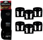 StealthMounts Battery Mounts for Cordless Alliance System Black, 6-Pack