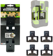 StealthMounts Battery Mounts for EGO Black, 4-Pack