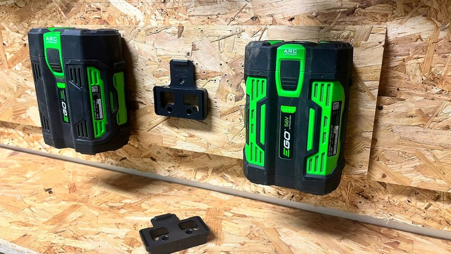 StealthMounts Battery Mounts for EGO Black, 4-Pack