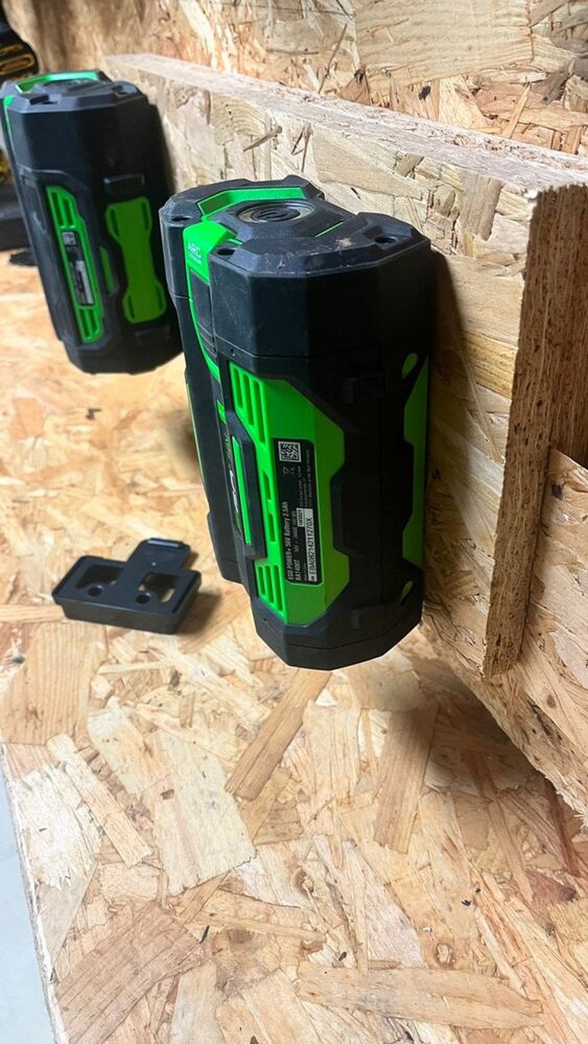 StealthMounts Battery Mounts for EGO Black, 4-Pack