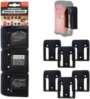 StealthMounts Battery Mounts for Einhell 18V Black, 6-Pack
