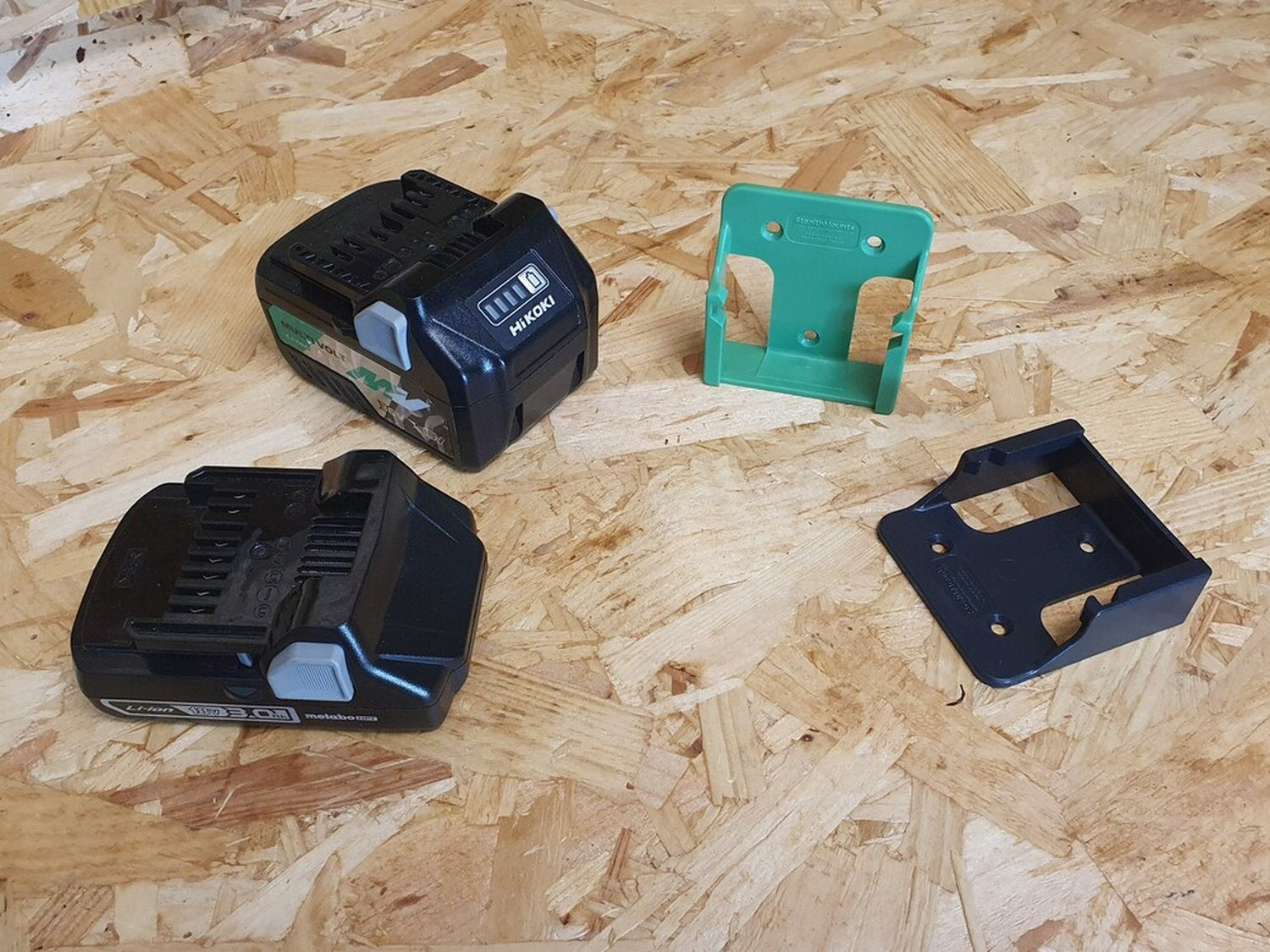 StealthMounts Battery Mounts for Metabo HPT, 6-Pack