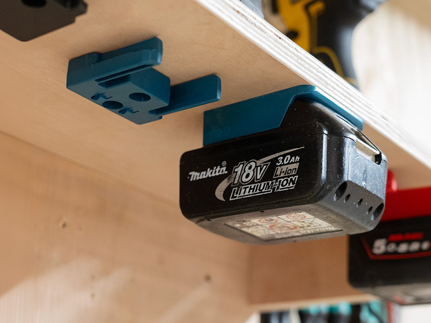 StealthMounts Battery Mounts for Makita 18V LXT, 6-Pack