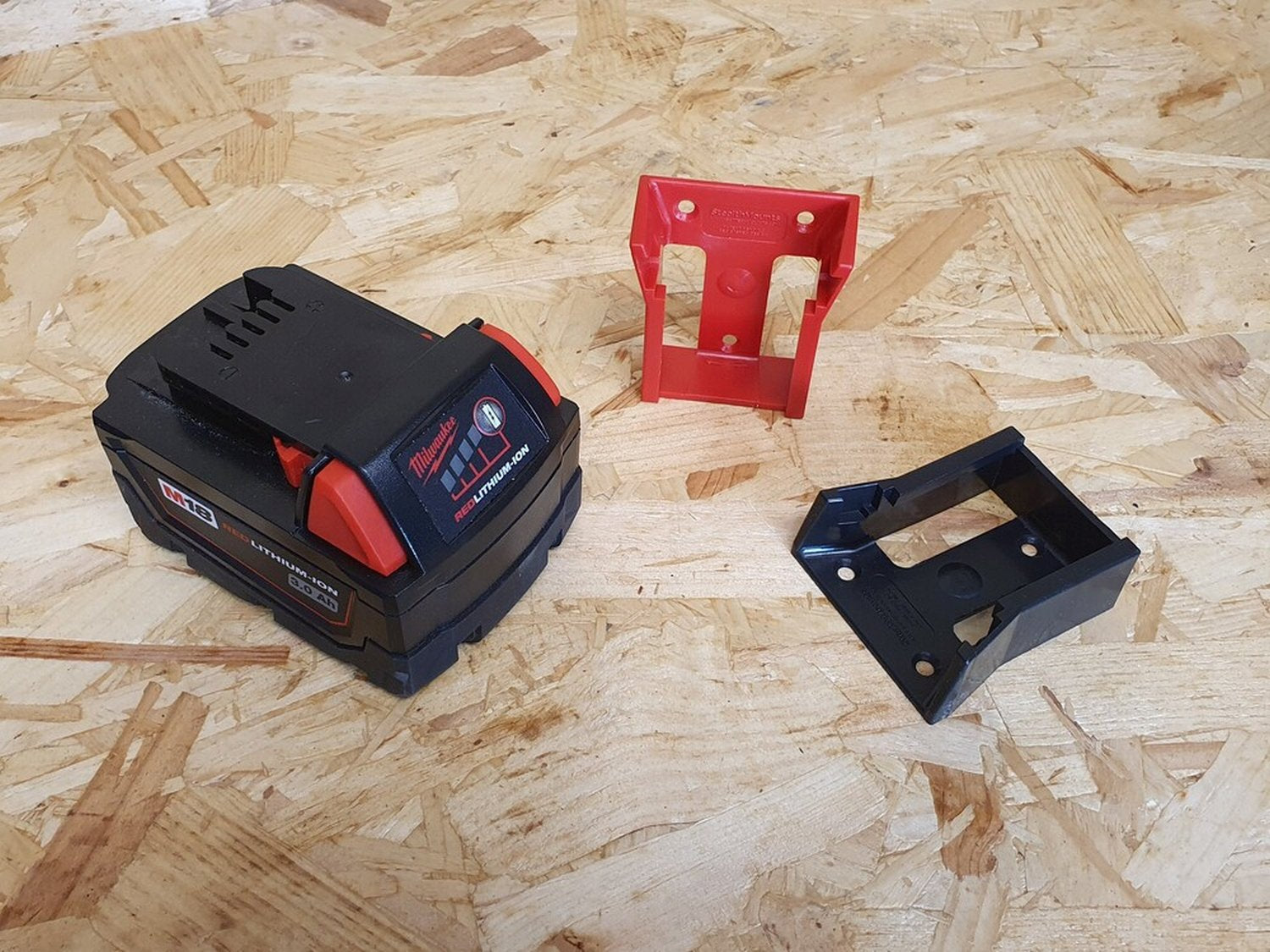 StealthMounts Battery Mounts for Milwaukee M18, 6-Pack