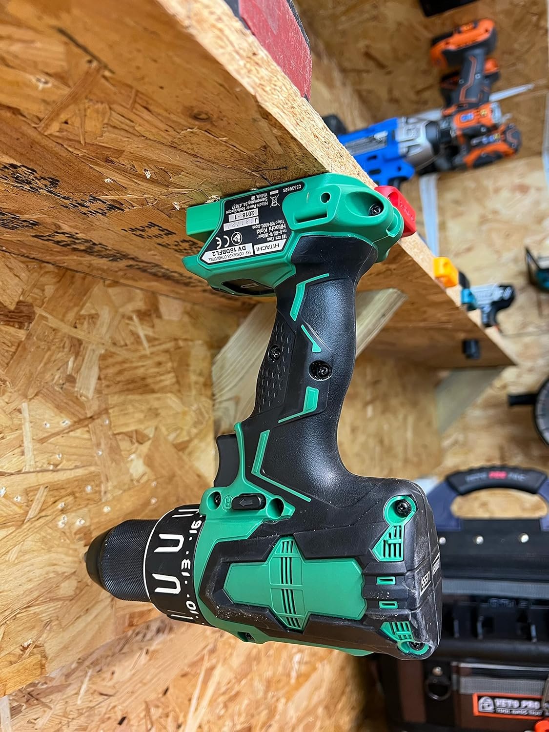 StealthMounts Tool Mounts for Metabo HPT Hitachi, Hikoki 18v/36V Black, 4-Pack