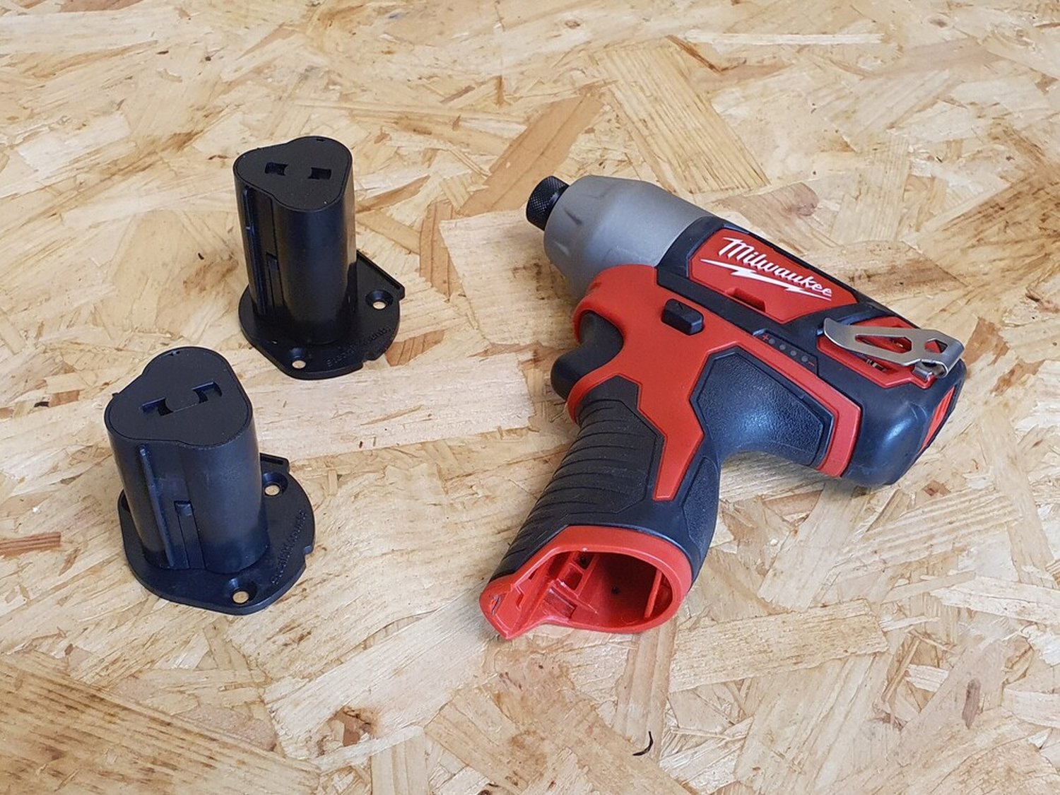 StealthMounts Tool Mounts for Milwaukee M12 Black, 3-Pack