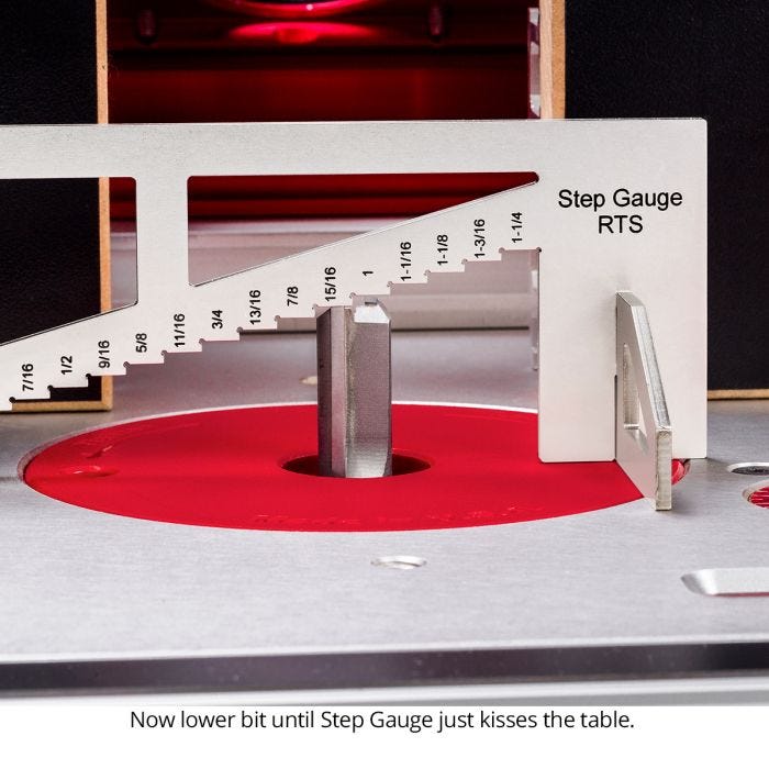 Woodpeckers STEPGSET-24 Stainless Steel Step Gauge Set