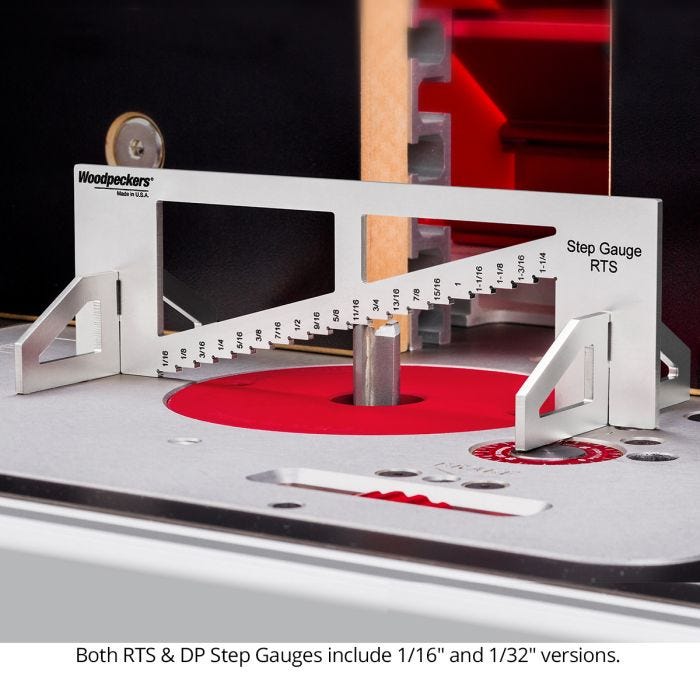 Woodpeckers STEPGSET-24 Stainless Steel Step Gauge Set