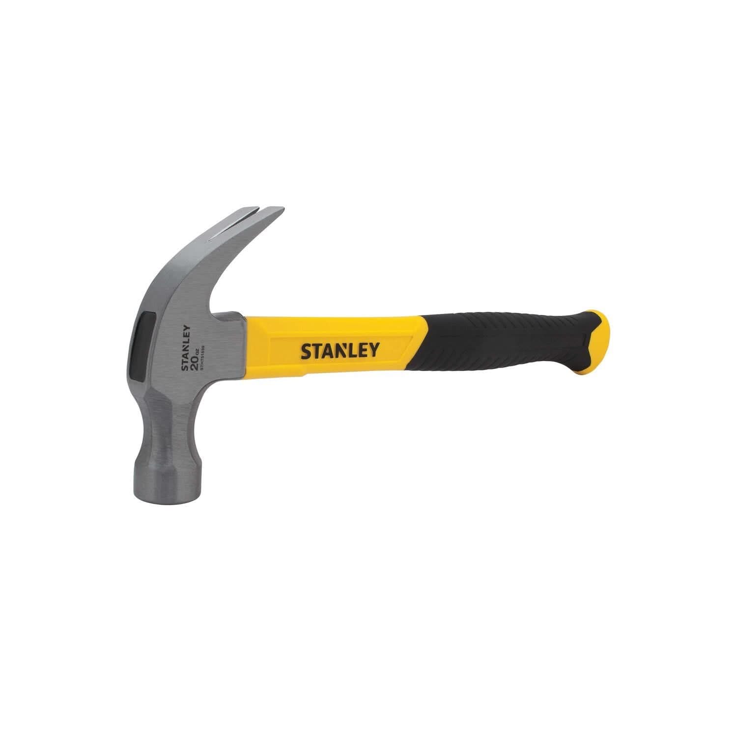 Stanley STHT51539 20 oz. Curve Claw Fiberglass Hammer