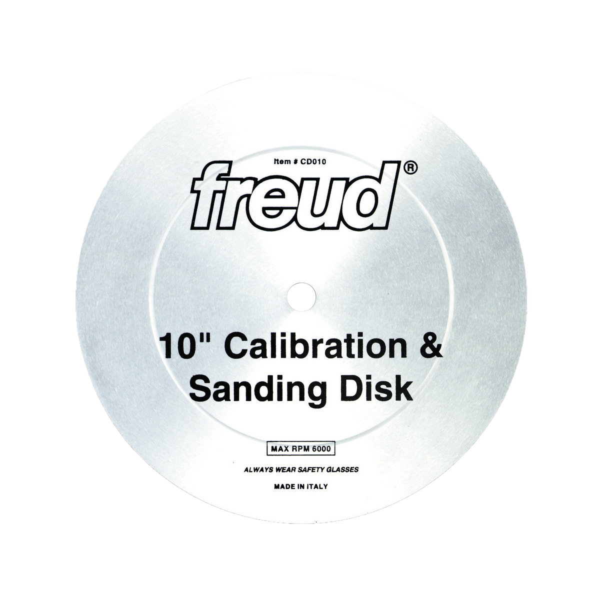 Freud 10 in. Table Saw Calibration & Sanding Disc (CD010)