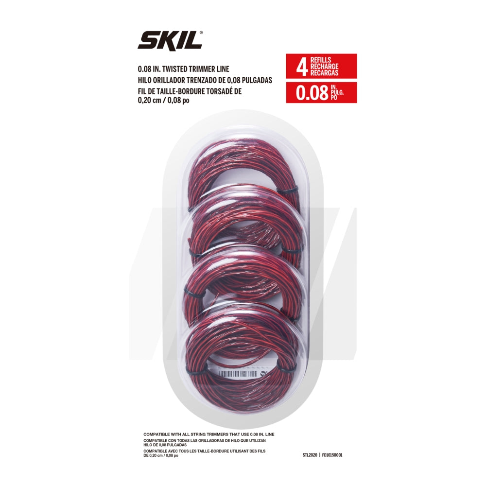 SKIL STL2020 0.08 In. Twisted Trimmer Line