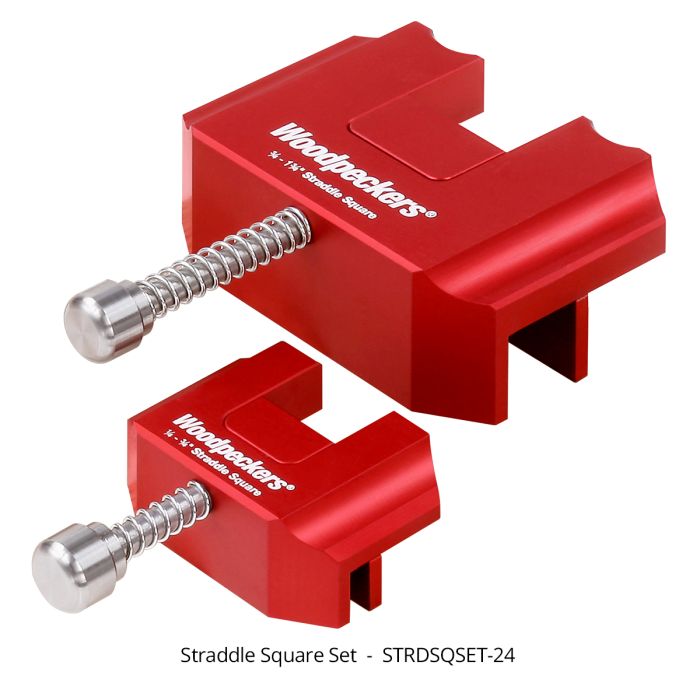 Woodpeckers STRDSQSET-24 2-Piece Straddle Square 2024 Set